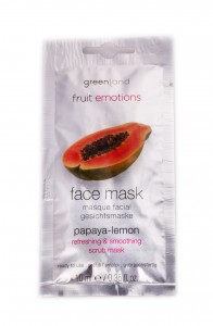 Face mask papaya lemon